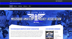 Desktop Screenshot of mahahockey.org