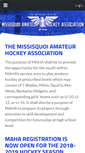 Mobile Screenshot of mahahockey.org