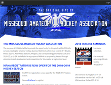 Tablet Screenshot of mahahockey.org